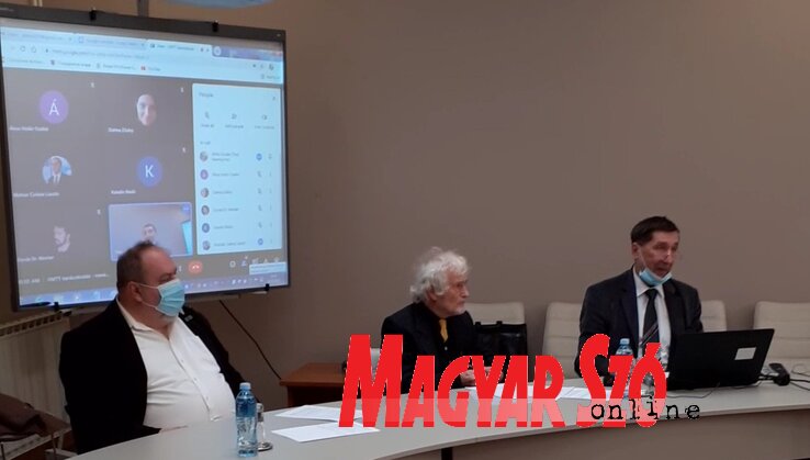 Mészáros Zoltán, Prugberger Tamás és Szalma József (Fotó: Dancsó Áron)