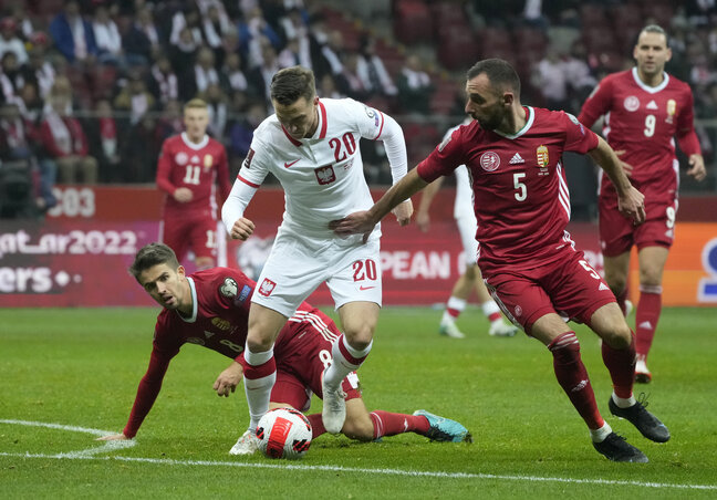 Magyarország mindhárom pontot elhozta Varsóból (Fotó: Beta/AP) Magyarország mindhárom pontot elhozta Varsóból (Fotó: Beta/AP)