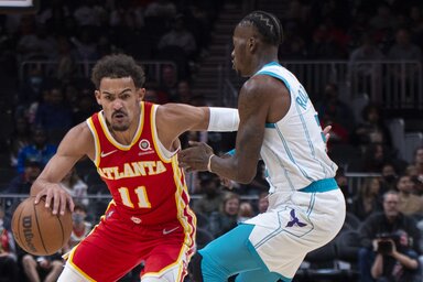 A legutóbbi keleti döntős Hawks egyre feljebb kapaszkodik a tabellán (Fotó: Beta/AP)