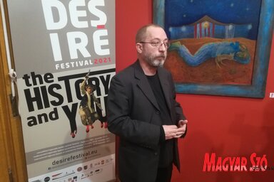 Mezei Szilárd a Desirén (Fotó: Lukács Melinda)