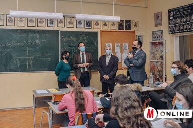 A tartományi titkár elégedetten szólt az intézményben folyó munkáról (Herédi Krisztián felvétele)