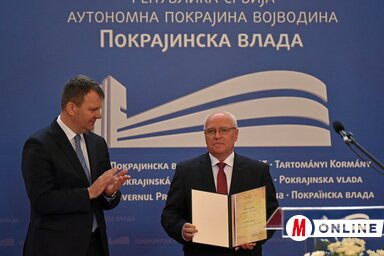 Igor Mirović és Hajnal Jenő (Ótos András felvétele)