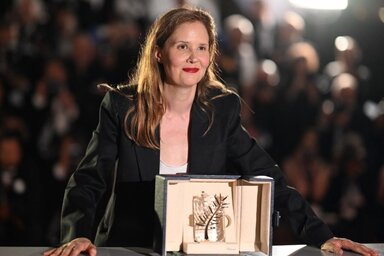 Justine Triet (Fotó: AFP)
