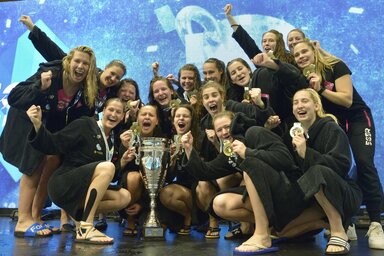 A kupagyőztes Eger csapata (Fotó: MTI)