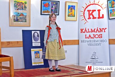 A legkisebbek is óriási bátorsággal és teli torokból mesélték kedvenc népmeséiket (Gergely Árpád felvétele)