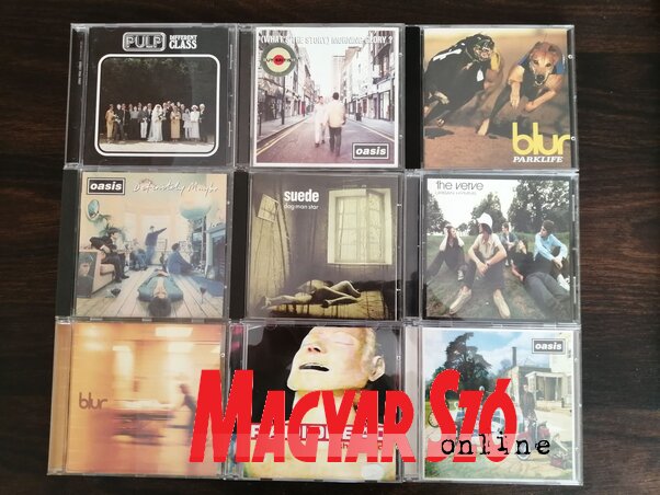 A britpop jelentősebb albumai (Fotó: Sándor Zoltán) A britpop jelentősebb albumai (Fotó: Sándor Zoltán)