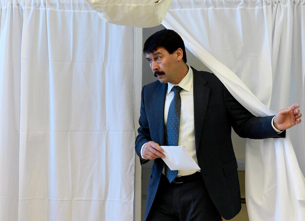 Áder János köztársasági elnök április 3-ára írta ki a választást (Fotó: MTI)