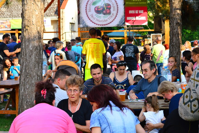 Nagyon sok látogatót vonzott a tavalyi meggynap (Lakatos János felvétele)