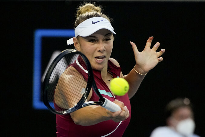 Amanda Anisimova a címvédőt búcsúztatta (Fotó: Beta/AP) Amanda Anisimova a címvédőt búcsúztatta (Fotó: Beta/AP)