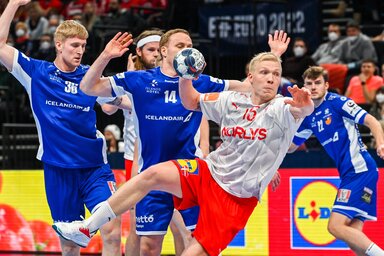 Dánia eddig minden meccsét könnyen nyerte (Fotó: MTI)