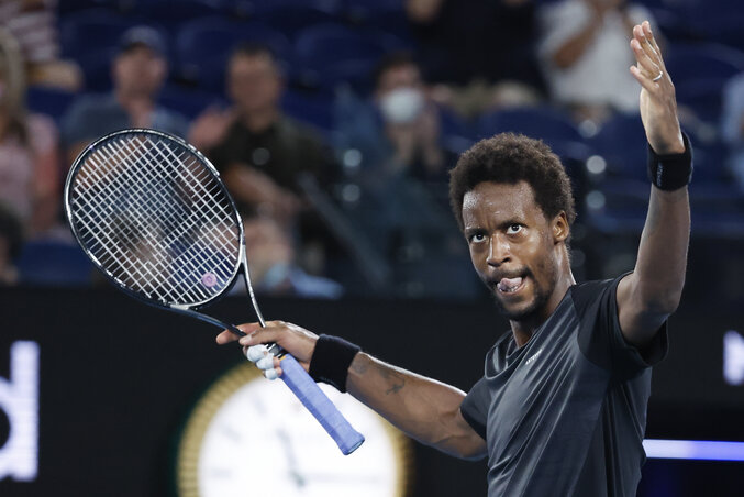 Az ausztrál közönség sajnálhatja a szimpatikus Gaël Monfils búcsúját (Fotó: Beta/AP)