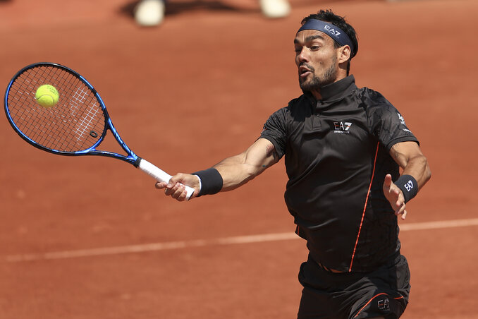 Az első nagy skalpot a jelenleg az ATP-listán 130. helyen álló Fabio Fognini vette le (Fotó: Beta/AP)