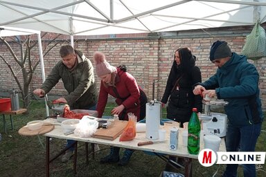 Széll Balázs és csapata (Kancsár Izabella felvétele)