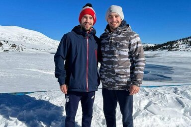 Nemes Viktor és Nemes Máté Belmeken haván (Fotó: Instagram)