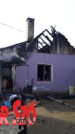 Urbán Erika háza még november végén égett le (Fotó: Magyar Szó archív)