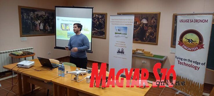 Pletikoszity Árpád, a rendezvény előadója (Kancsár Izabella felvétele)