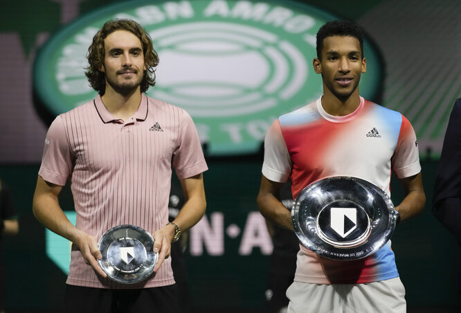 Auger-Aliassime nagyobb, Cicipasz kisebb tálat kapott (Fotó: Beta/AP)
