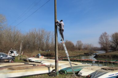 Korszerű kamerákat szereltek fel a csónakok biztonsága érdekében (Fotó: Csincsik Zsolt)