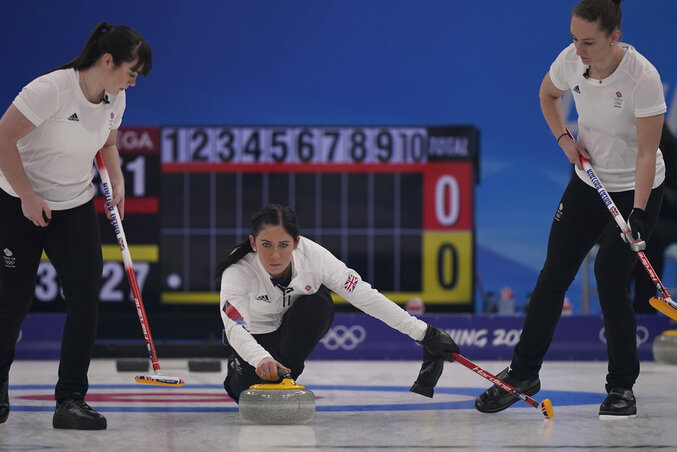 A skót női curlingcsapat szerezte a britek egyetlen aranyát (Fotó: Beta/AP)