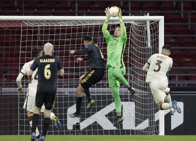 Értékes idegenbeli gólokat lőtt a Roma (Fotó: Beta/AP)