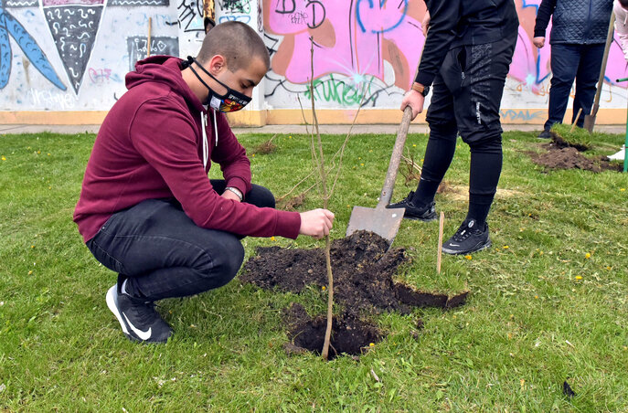 A diákok az akció keretében átfogó tudást kaptak a környezetvédelemről