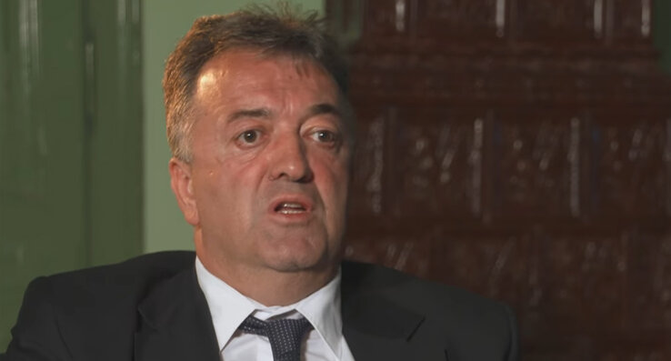 Milutin Jeličić, alias Jutka szavai szerint azért mondott le, hogy védelmezze pártjának elnökét az ellenzéki támadásokkal szemben (Fotó: Beta)