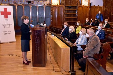 Simka Somer a szabadkai vöröskeresztesek munkáját méltatta