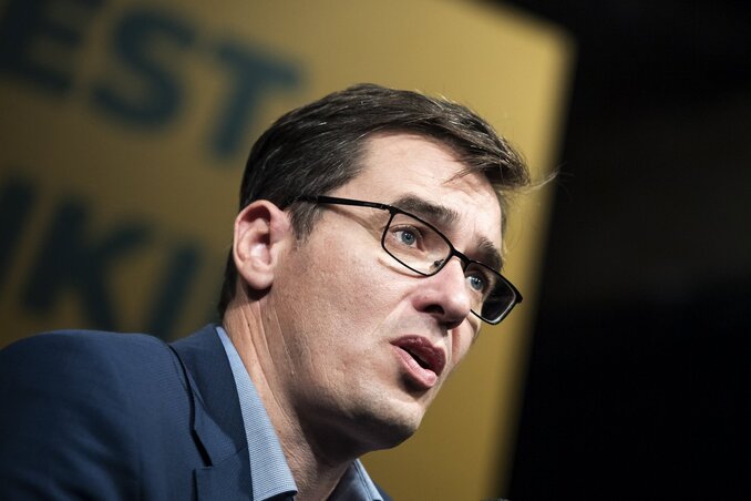 Karácsony Gergely első sajtótájékoztatója főpolgármesterként (Fotó: MTI) Karácsony Gergely első sajtótájékoztatója főpolgármesterként (Fotó: MTI)