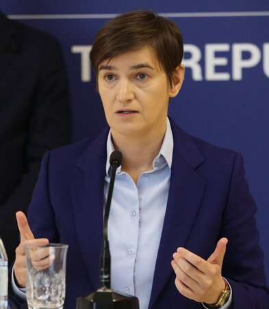 Ana Brnabić (Fotó: Beta)