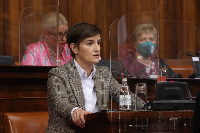 Ana Brnabić: A kishatárátkelők megnyitását indokolttá teszi a Szerbiában és Magyarországon is javuló járványhelyzet (Fotó: Beta)