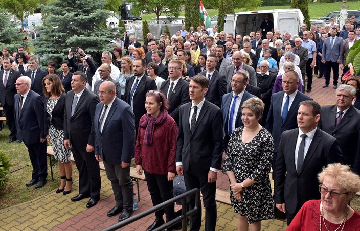 A nemzeti összetartozás napja alkalmából szervezett tavalyi vajdasági központi ünnepség (Gergely Árpád felvétele)