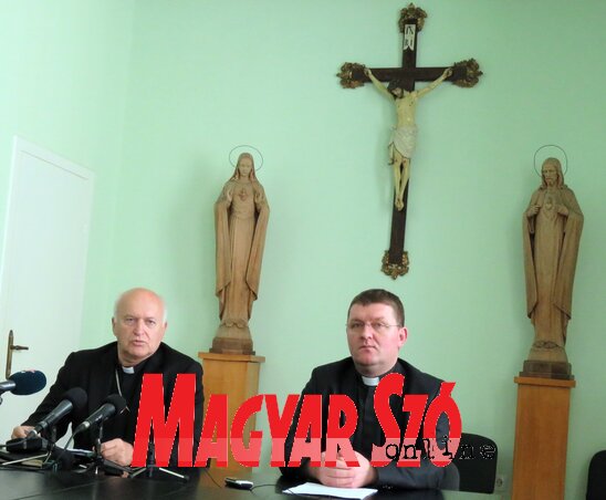 Német László és Mirko Štefković számolt be az ülésről (Fotó: Kecskés István)