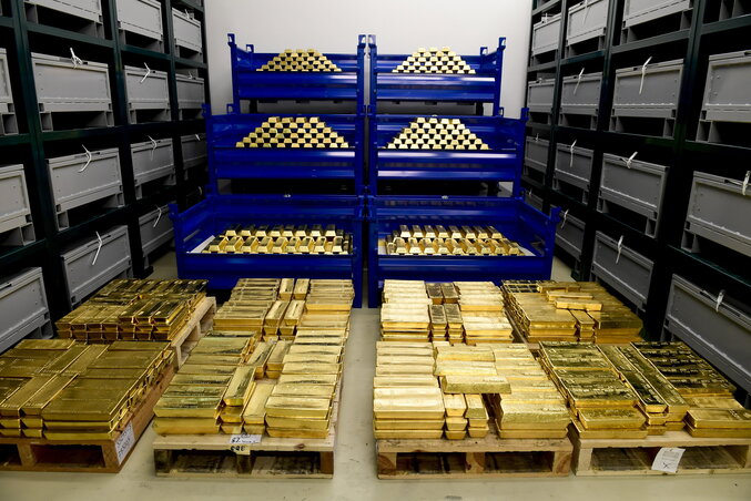 Magyarországnak jelenleg 94,5 tonna az aranytartaléka (Fotó: MTI)