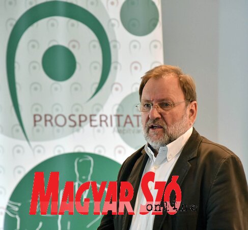 Dr. Nagy Imre: Annak örülök legjobban, hogy a Prosperitati Alapítványnak köszönve felpezsdült a gazdasági élet Vajdaságban és Szerbiában is (Fotó: Ótos András) Dr. Nagy Imre: Annak örülök legjobban, hogy a Prosperitati Alapítványnak köszönve felpezsdült a gazdasági élet Vajdaságban és Szerbiában is (Fotó: Ótos András)
