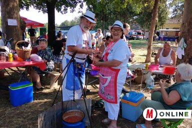 Kiváló volt a hangulat a főzőversenyen (Fehér Rózsa felvétele)