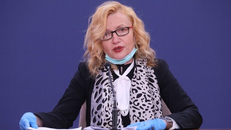 Verica Jovanović, a Batut Közegészségügyi Intézet igazgatója (Fotó: Beta)