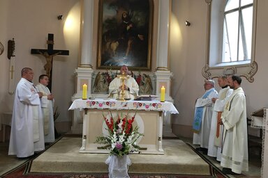 A magyar nyelvű búcsúi szentmisén (Fotó: Bozsoki Valéria)