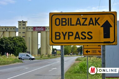 Forgalomeltereléssel számoljanak a gépjárművezetők a Žitopormetnál (Fotó: Gergely József)