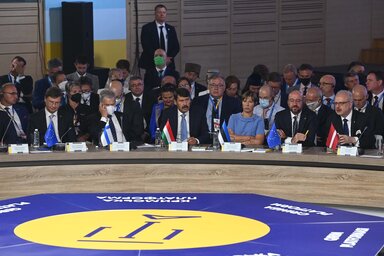 Áder János középen (Fotó: MTI)