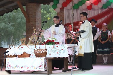 Az új kenyér megszentelése (Fotó: Lakatos János)