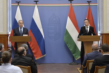 Szergej Lavrov és Szijjártó Péter (Fotó: MTI)
