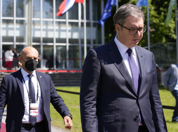 Aleksandar Vučić: Szerbia kitart az EU mellett, de a lelkesedés már nem a régi (Fotó: Beta)