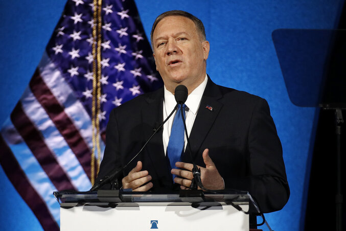 Mike Pompeo külügyminiszter (Fotó: Beta/AP)