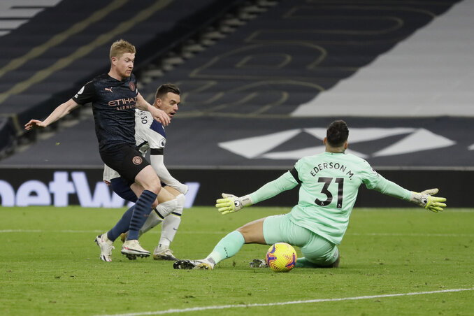 Lo Celso gólja megpecsételte a Manchester City sorsát (Fotó: Beta/AP)