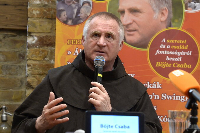 Böjte Csaba egy korábbi fotón (Fotó: MTI) Böjte Csaba egy korábbi fotón (Fotó: MTI)