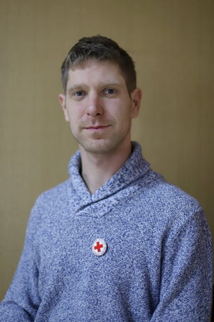 Fontányi Andor, a Vöröskereszt kishegyesi községi szervezetének titkára