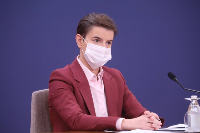 Ana Brnabić: Az egészségügyben dolgozók 10 ezer dináros egyszeri segélyt kapnak az év végéig (Fotó: Beta) Ana Brnabić: Az egészségügyben dolgozók 10 ezer dináros egyszeri segélyt kapnak az év végéig (Fotó: Beta)
