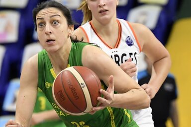 Jelena Milovanović-Brooks a meccs egyik legponterősebb játékosa volt (Fotó: MTI)