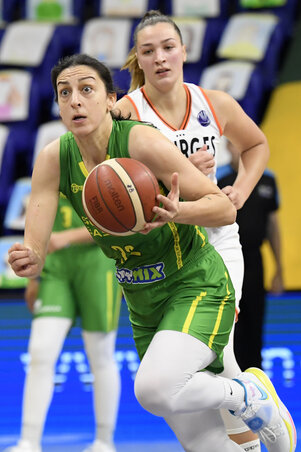 Jelena Milovanović-Brooks a meccs egyik legponterősebb játékosa volt (Fotó: MTI) Jelena Milovanović-Brooks a meccs egyik legponterősebb játékosa volt (Fotó: MTI)