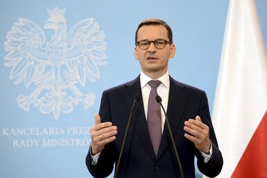 Mateusz Morawiecki lengyel miniszterelnök (Fotó: se.pl/AP)